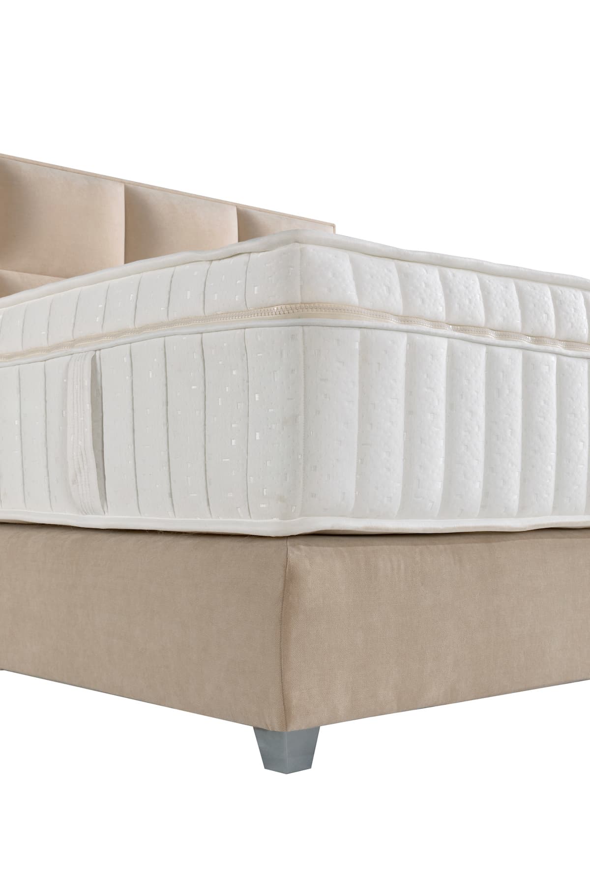 Boxspringbett Magnum Plus in Creme (180x200cm)