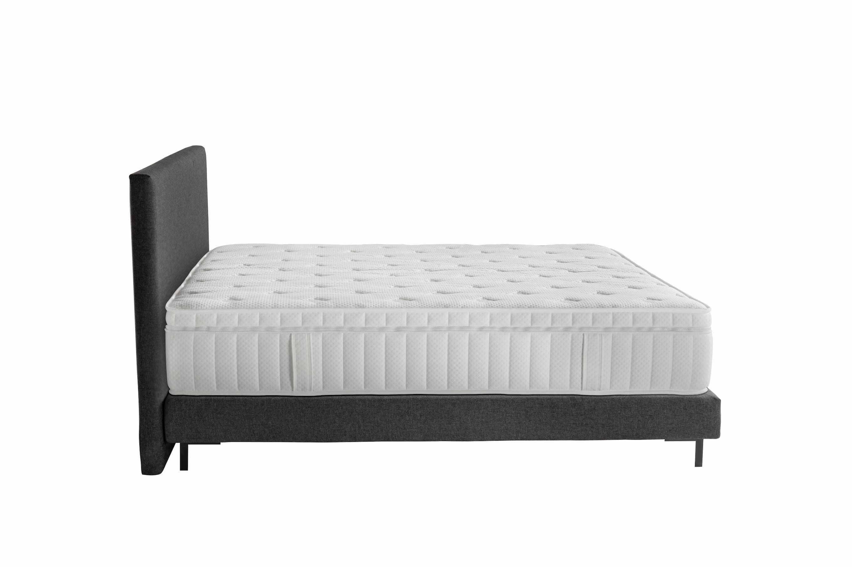 Boxspringbett James in Anthrazit (180x200cm)