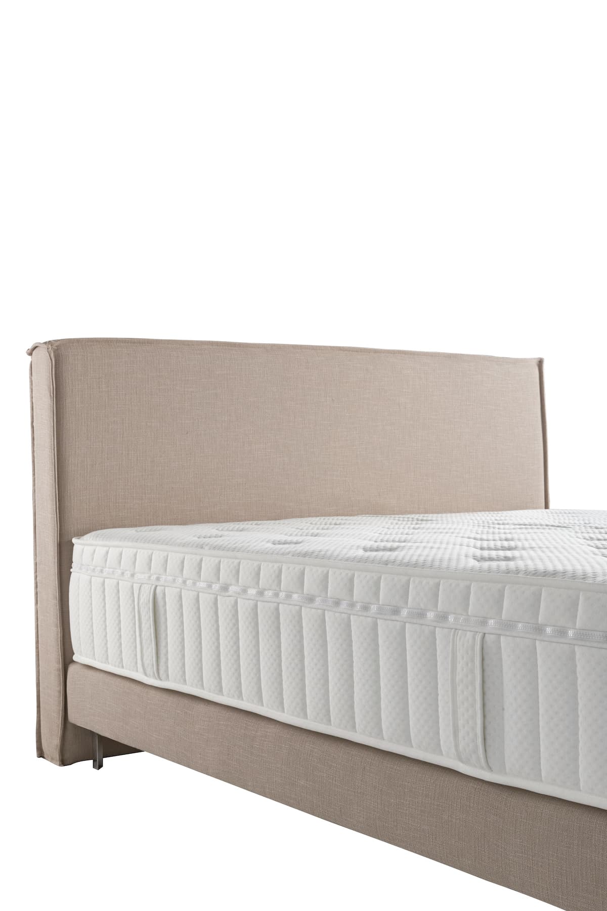 Boxspringbett Stan in Sand (200x200cm)