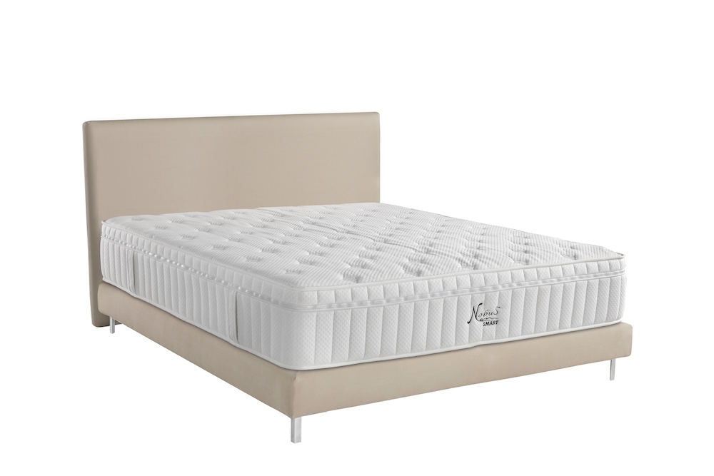 Boxspringbett James in Creme (180x200cm)