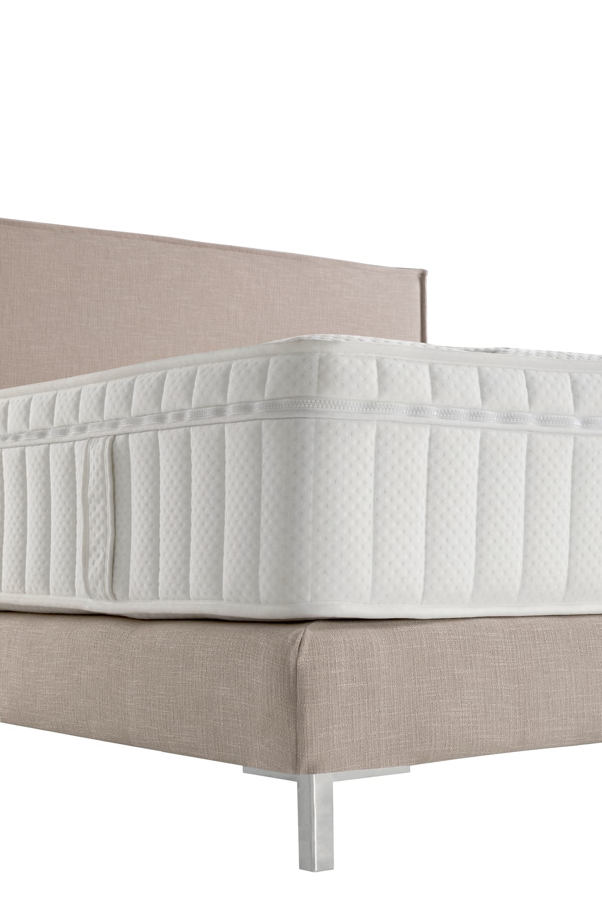 Boxspringbett Stan in Sand (180x200cm)