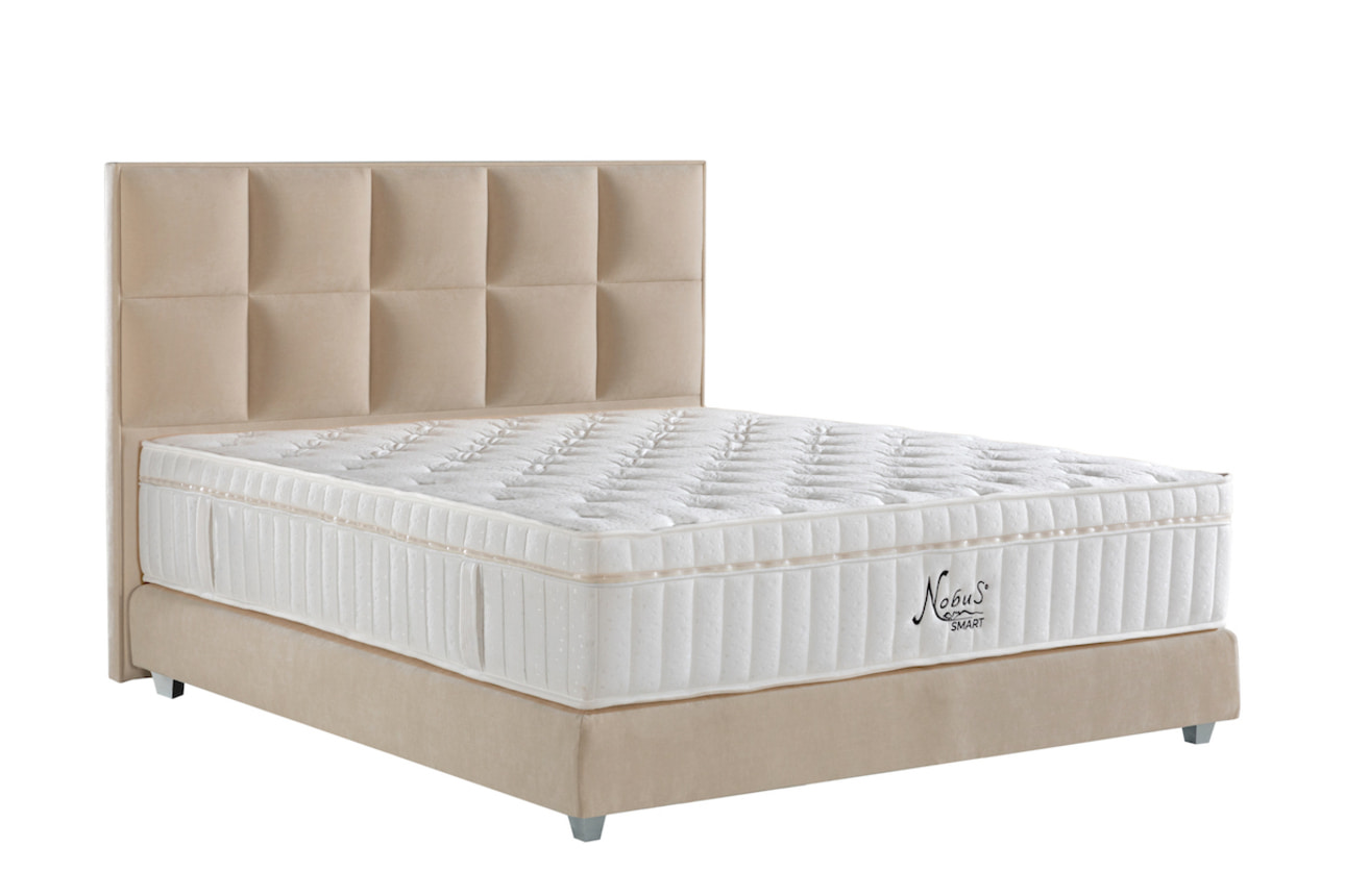 Boxspringbett Magnum (140x200cm) Creme