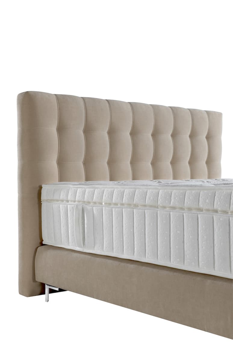 Boxspringbett Rome in Creme (140x200cm)