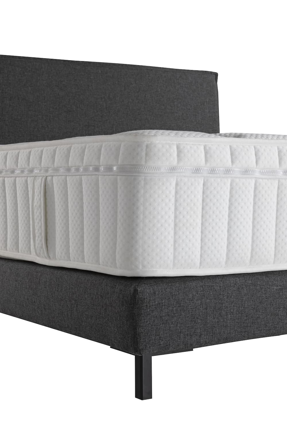 Boxspringbett Clark in Anthrazit (180x200cm)