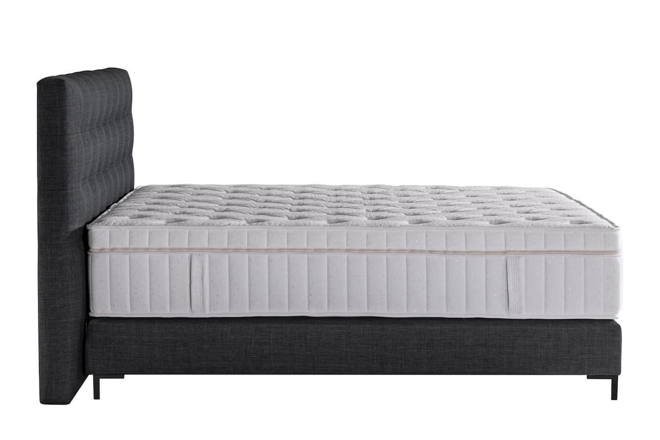 Boxspringbett Rome in Anthrazit (100x200cm)