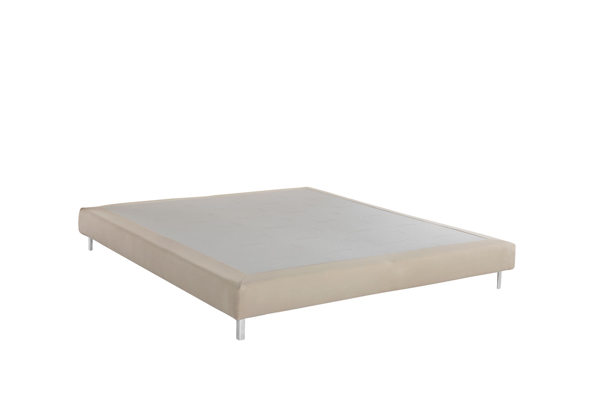 Boxspringbett Bettgestell Stan (180x200cm) in Creme