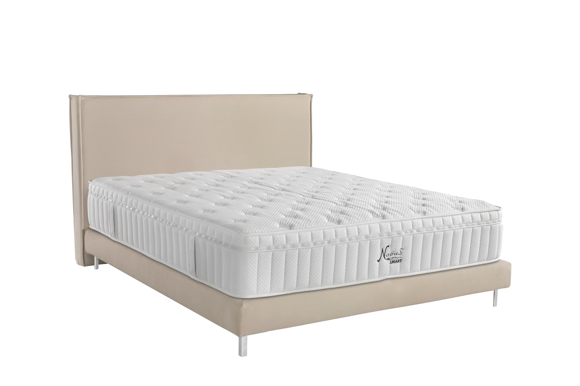 Boxspringbett Stan in Creme (180x200cm)