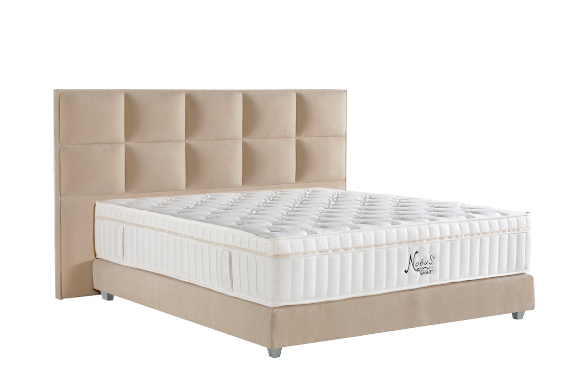 Boxspringbett Magnum Plus in Creme (140x200cm)