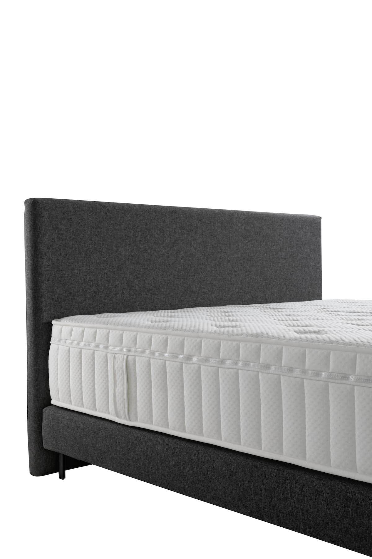 Boxspringbett James in Anthrazit (200x200cm)