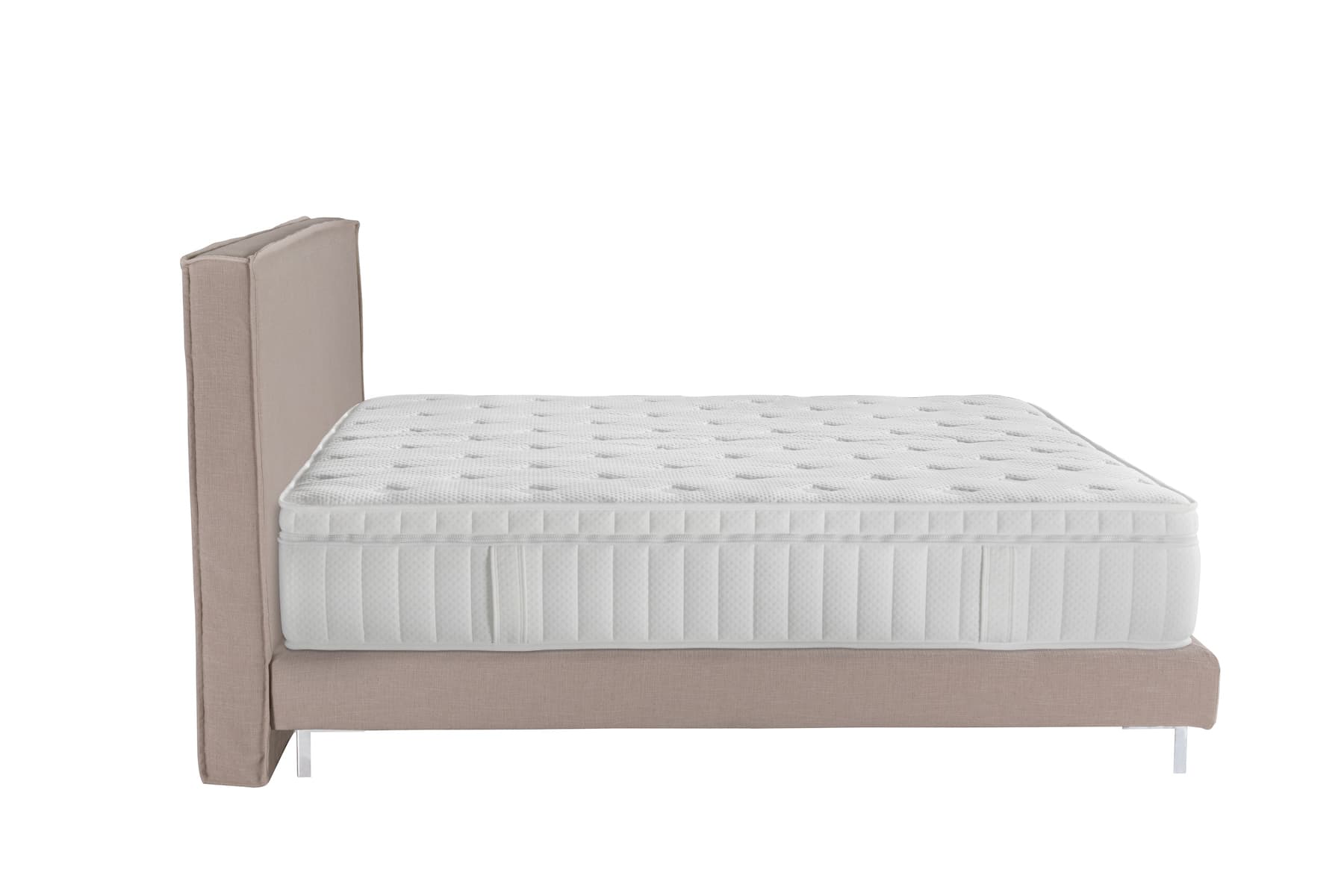 Boxspringbett Stan in Sand (200x200cm)