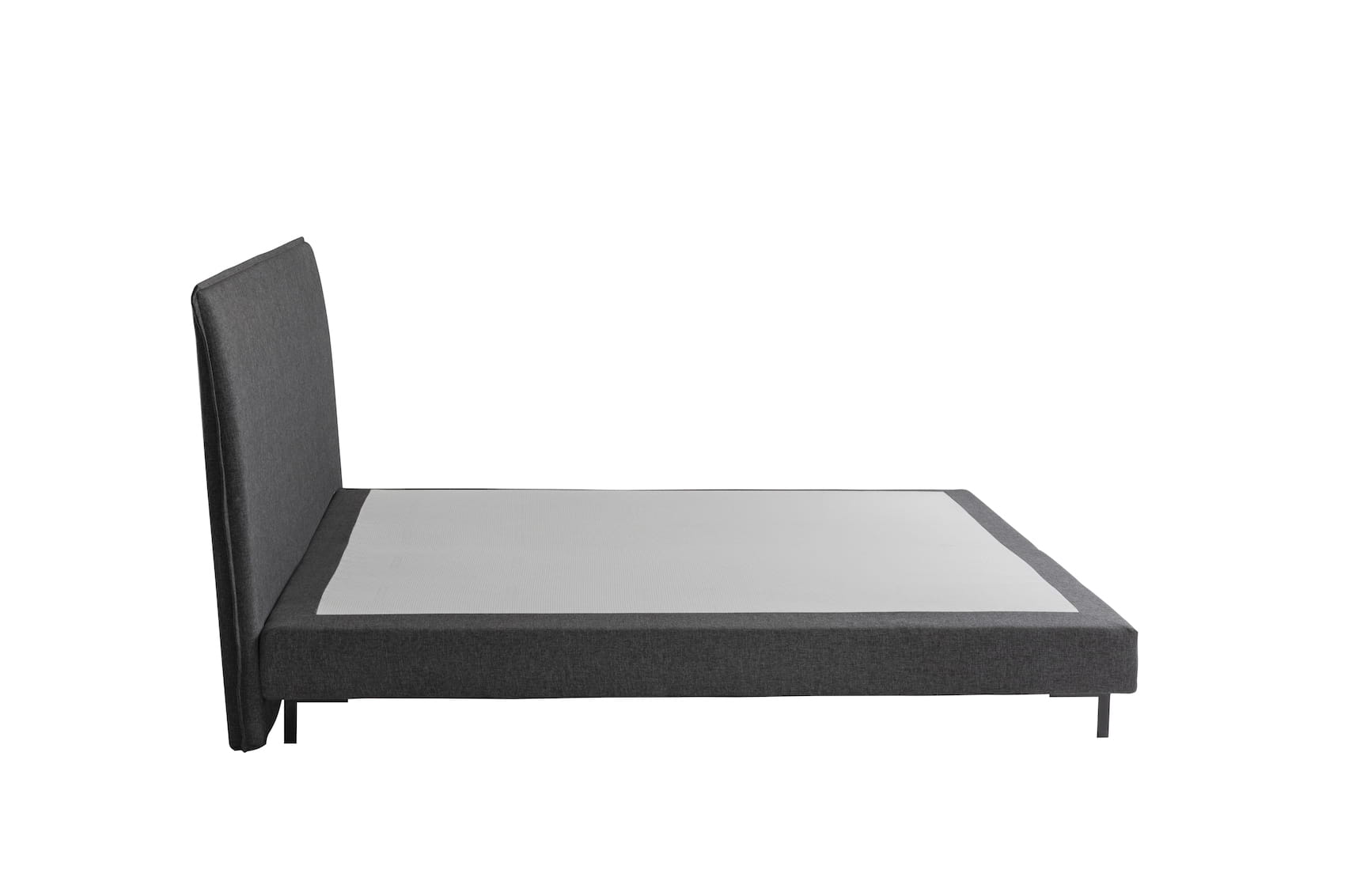 Boxspringbett Clark in Anthrazit (200x200cm)