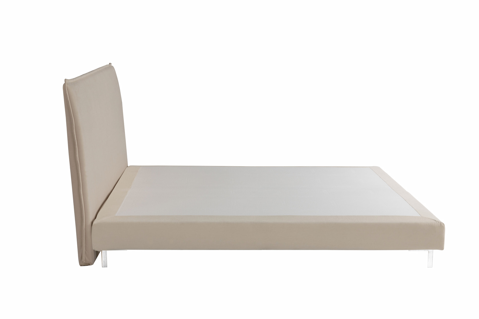 Boxspringbett Bettgestell Clark (200x200cm) in Creme