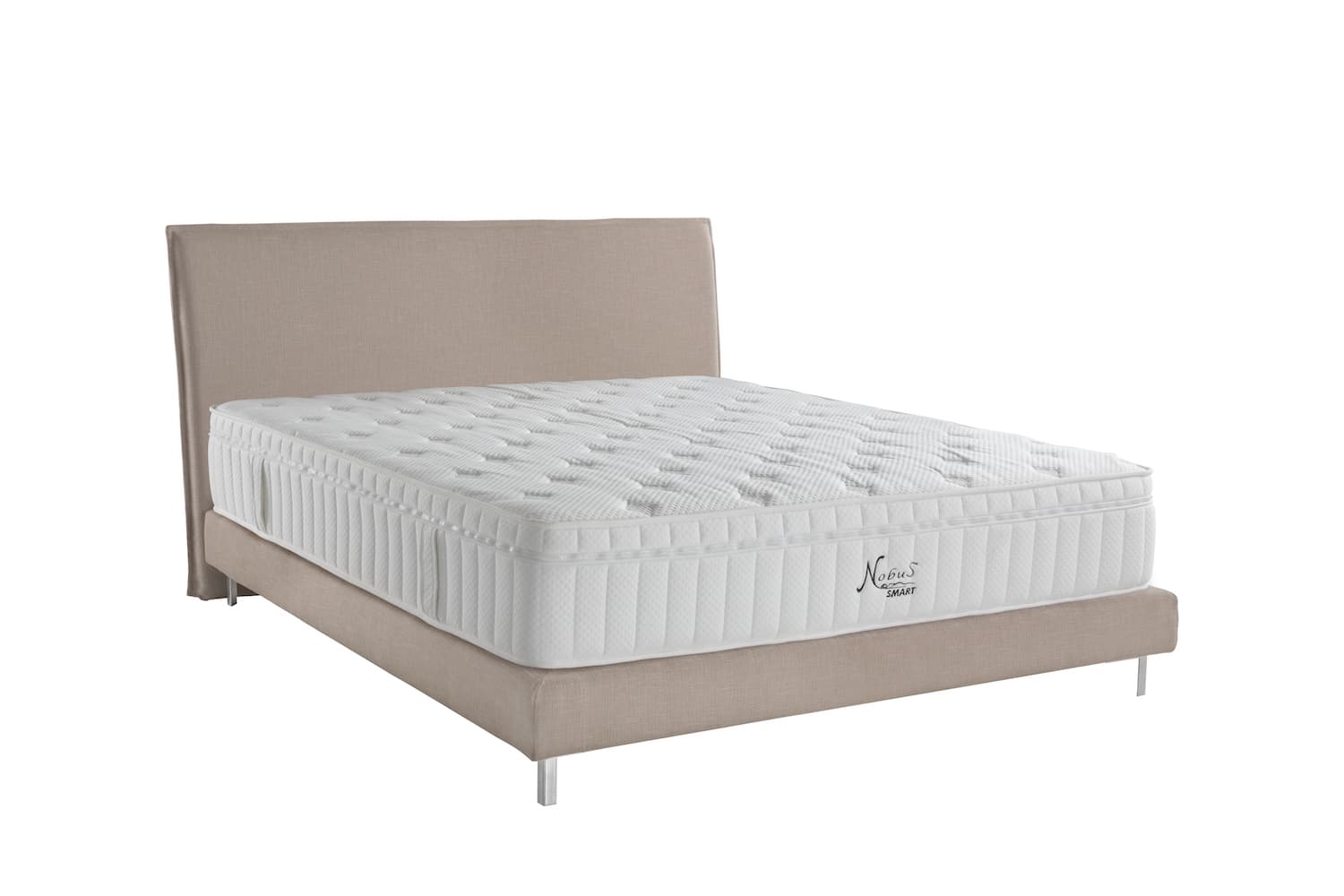 Boxspringbett Clark in Sand (200x200cm)