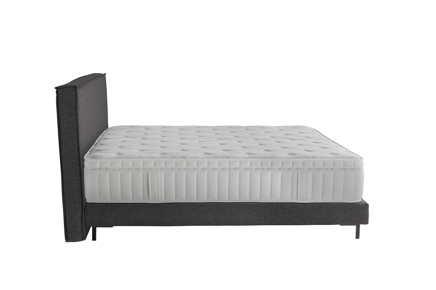 Boxspringbett Stan in Anthrazit (180x200cm)