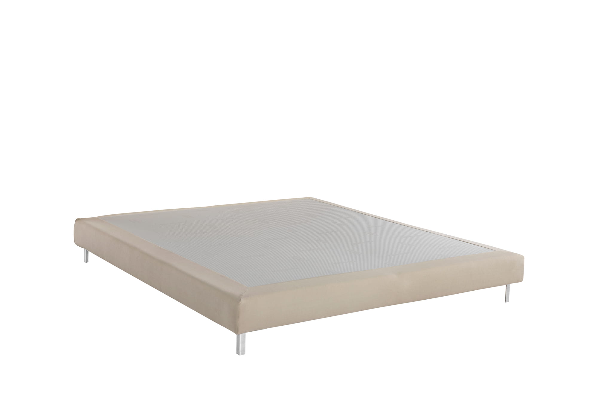 Boxspringbett James in Creme (200x200cm)