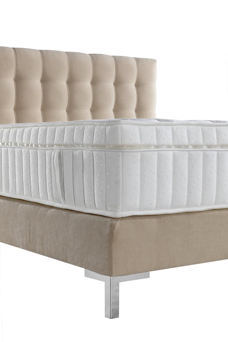 Boxspringbett Rome in Creme (120x200cm)