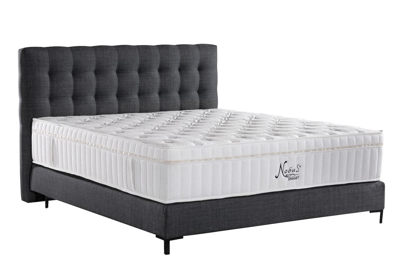 Boxspringbett Rome in Anthrazit (100x200cm)