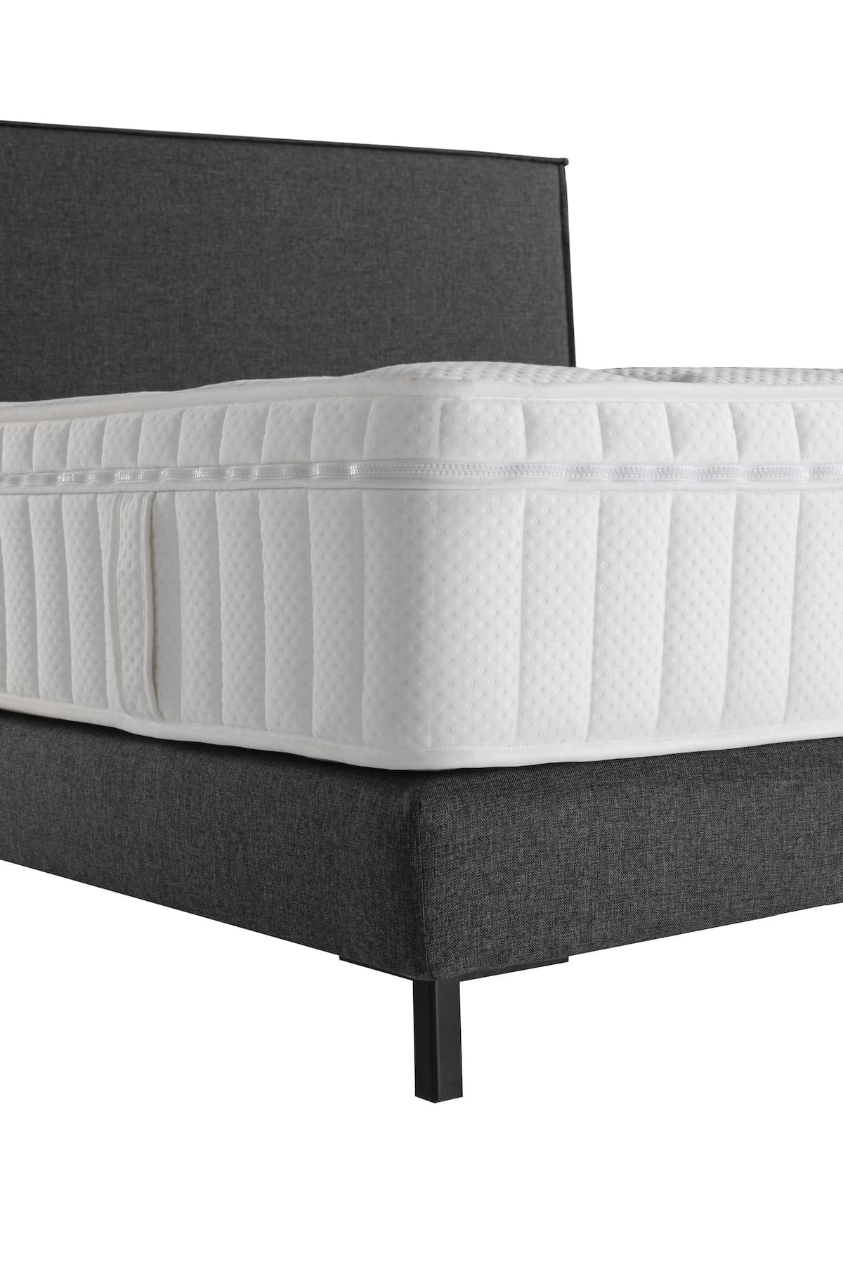 Boxspringbett Stan in Anthrazit (180x200cm)