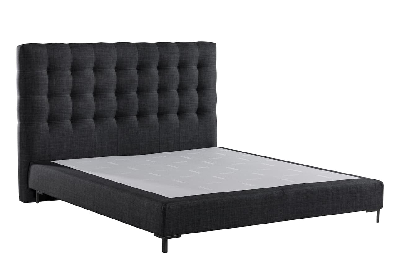 Boxspringbett Rome in Anthrazit (180x200cm)