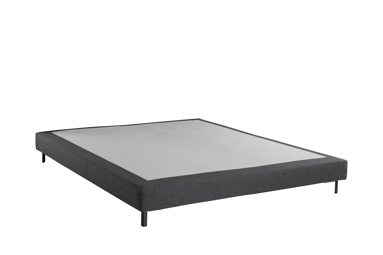 Boxspringbett Clark in Anthrazit (200x200cm)