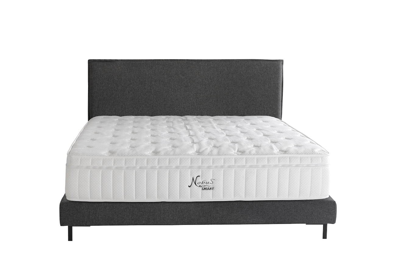 Boxspringbett Clark in Anthrazit (180x200cm)