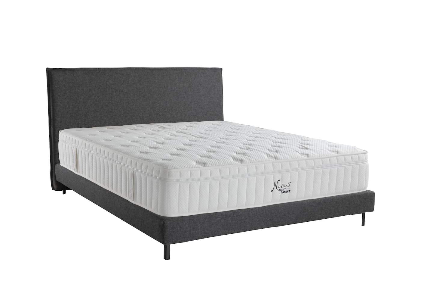 Boxspringbett Clark in Anthrazit (160x200cm)