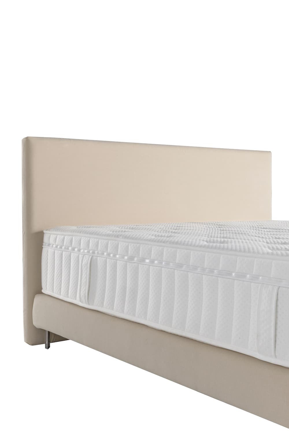 Boxspringbett James in Creme (180x200cm)