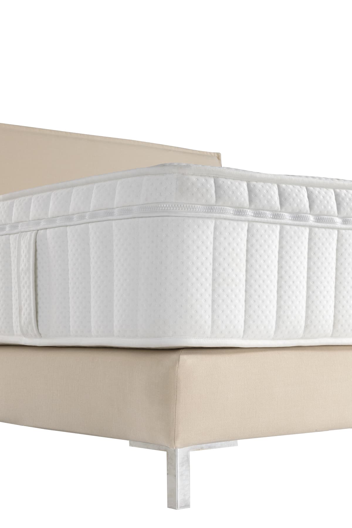 Boxspringbett Clark in Creme (180x200cm)