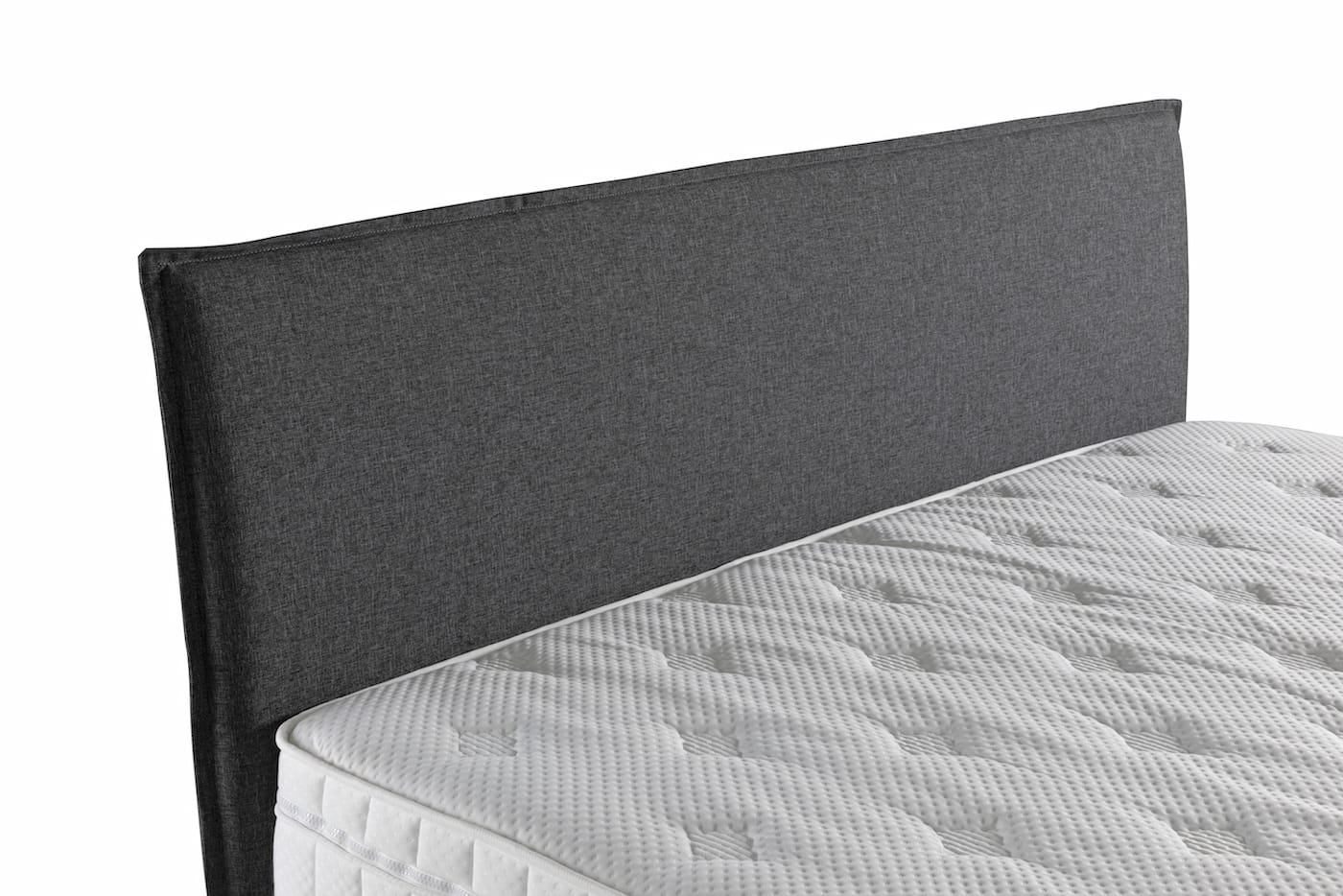 Boxspringbett Clark in Anthrazit (200x200cm)