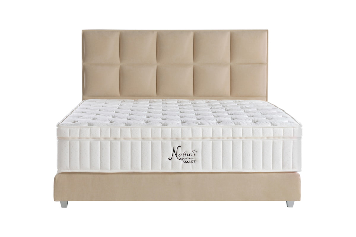 Boxspringbett Magnum (200x200cm) Creme